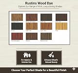Rustins Wood Dye 1L Dark Oak, Deep Penetration, Quick Drying view 4