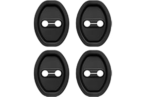 Figpade 4PCS Upgraded Car Door Latch Guard Cover,Silicone Car Door Lock Cover for Car Door Protector and Noise Reduction,Universal Automotive Exterior Accessories (4 PCS)
