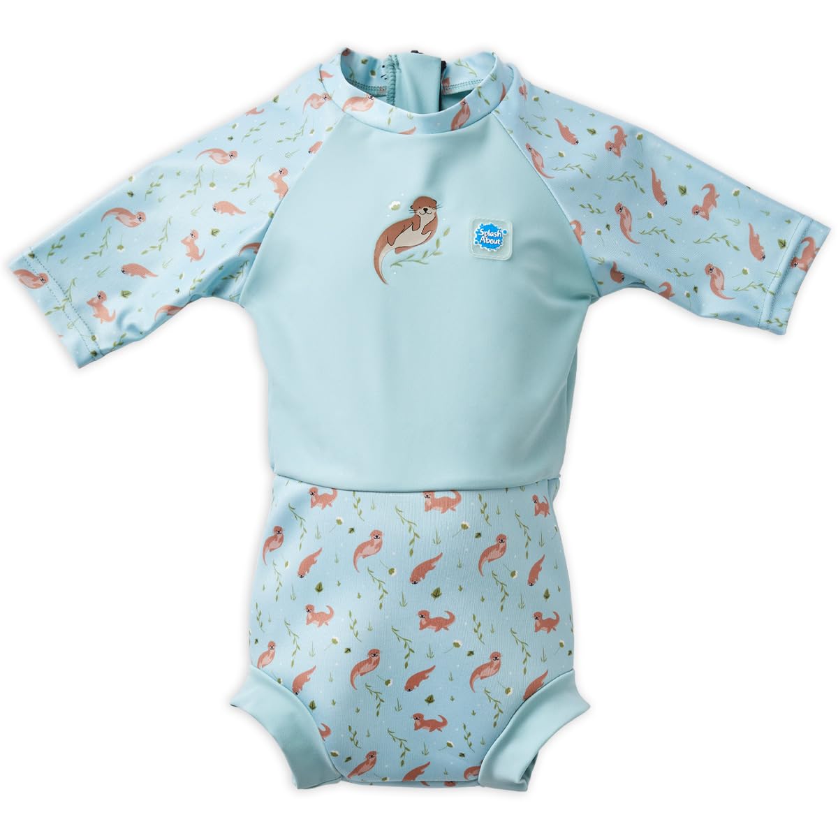 Splash About Happy Nappy Sunsuit, Playful Otters, 6-14 Months — image 1