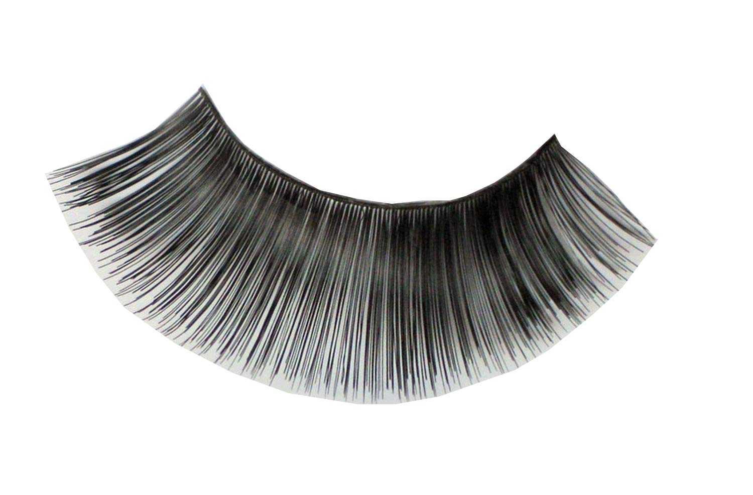 Eulenspiegel 10131622 Black Stage Eye Lashes, Men, Women, Boys Girls