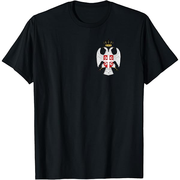 Maillot Domicile Serbie Panini - Taille L - Rouge - Édition Eagles - Occasion
