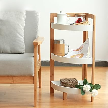 Amazon Wenzhe キッチン収納りキッチンラック収納棚キッチンラックワゴンバスルーム 部屋 コーナースタンド 竹 32 70cm Wenzhe Zhiwujia キッチンラック 通販