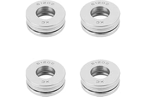 XMHF 4pcs 51202 Carbon Steel Axial Thrust Ball Bearing 16mmx31mmx12mm