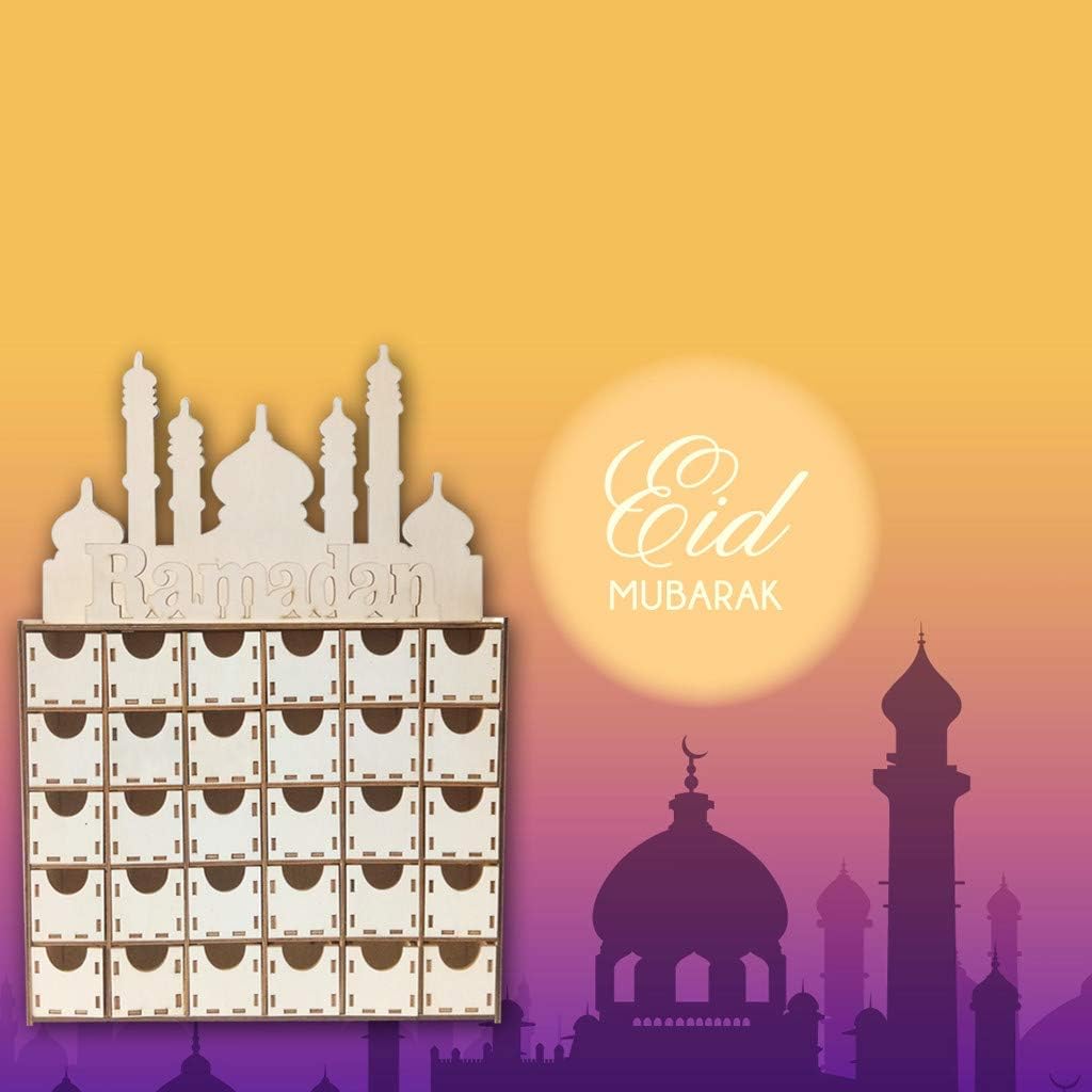 🍀 AIUSD Clearance 🍀, Ramadan Happy Eid Mubarak Paper Chest Of Drawers Decor Muslim Islam Party Supply