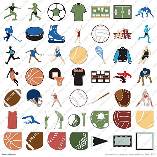 NEW Cricut Cartridge Sports Mania FREE SHIPPING eBay