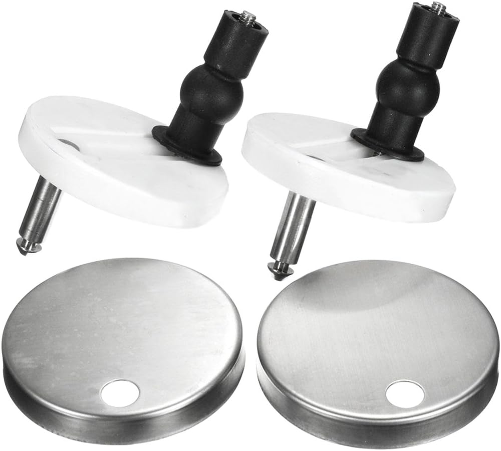 Toilet Seat Screws SODIAL(R)2pcs DIY Plastic Toilet Seat Screws