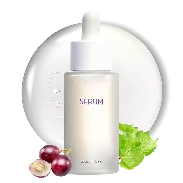 NATURAL VINE DARK SPOT SERUM: DARK SPOT REMOVER FOR FACE – VITAMIN C ALTERNATIVE MORE EFFECTIVE THAN VITAMIN C WITH GRAPE EXTRACT FERMENTATION COMPLEX HYALURONIC ACID FOR BRIGHTER EVEN SKIN TONE 30ML