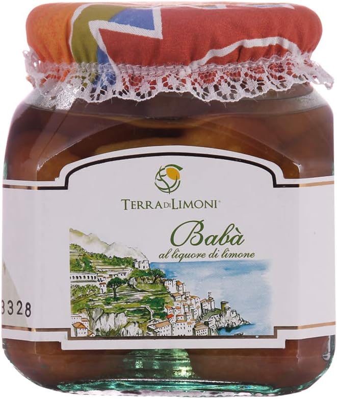 Baba dipped in Limoncello