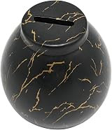 RAM BLACK Ceramic Money Pot Marble Effect Coin Piggy Bank Brand RAM ONLINE view 3