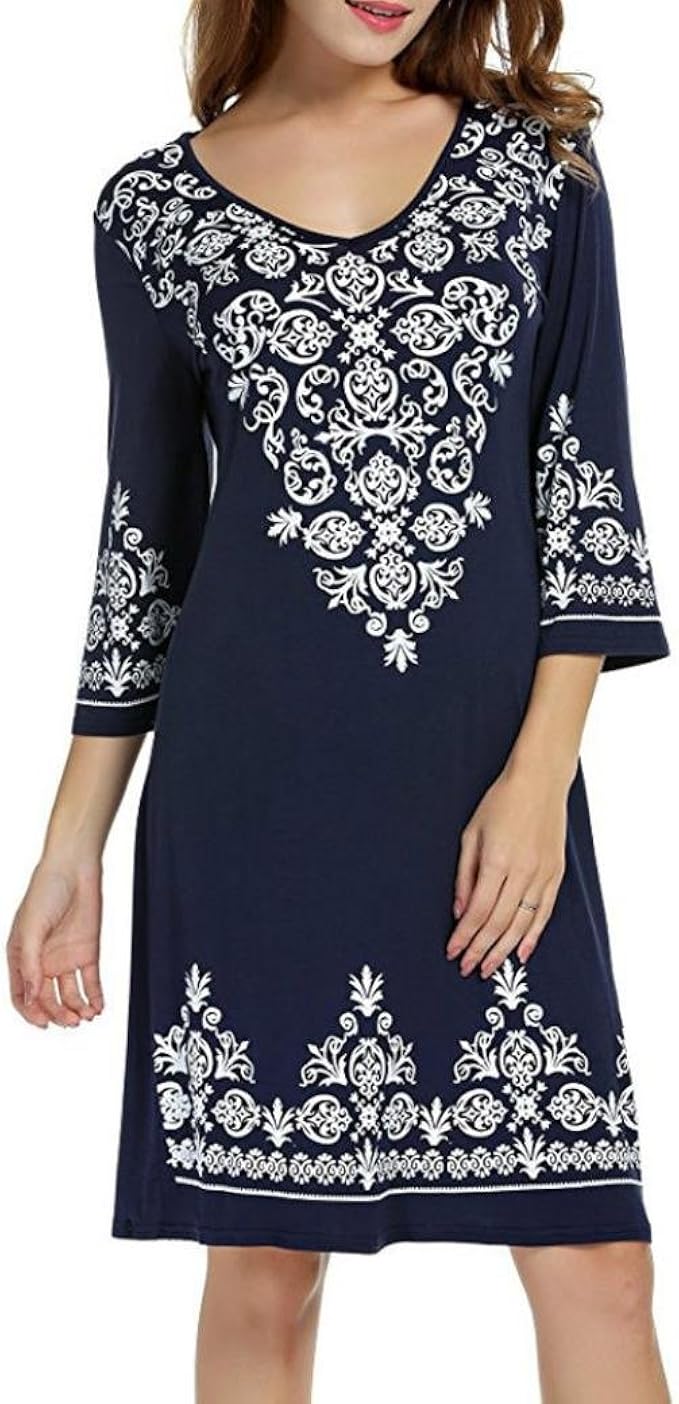 Kleid Blau Mit Ärmel Kleid Blau Mit Ärmel
