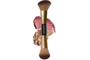 LAURA GELLER NEW YORK Cosmetic Professional Makeup Brushes - Cruelty-Free - 09 Dual-Ended Blush and Bronzer Brush