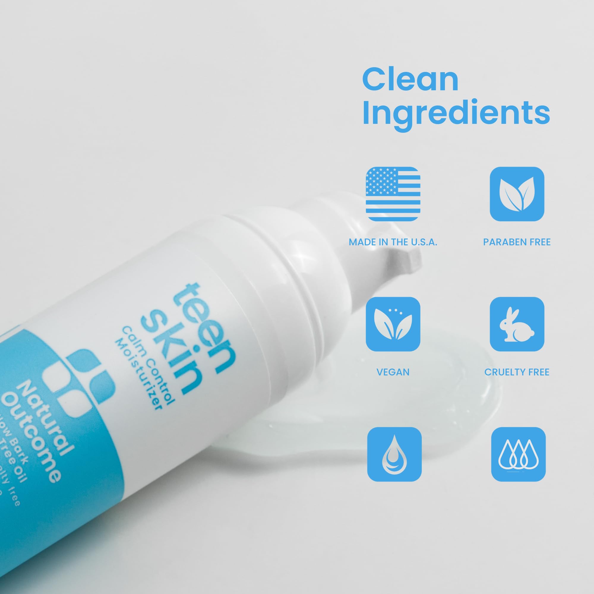Teen Skin Moisturizer | Gentle, Non-Toxic Acne Treatment for Boys & Girls | All Skin Types | 50 ML