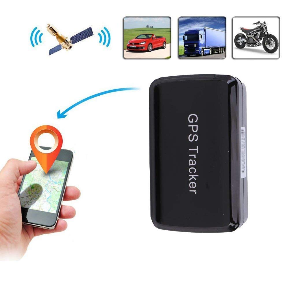 Mini GPS Smart Tracker Support Website & Phone App-long battery life and Rechargeable,Powerful Magnet and Waterproof-Real Time GPS/GSM/GPRS Car Tracking System for Cars/Kids/elderly/Pets,Plug & Play