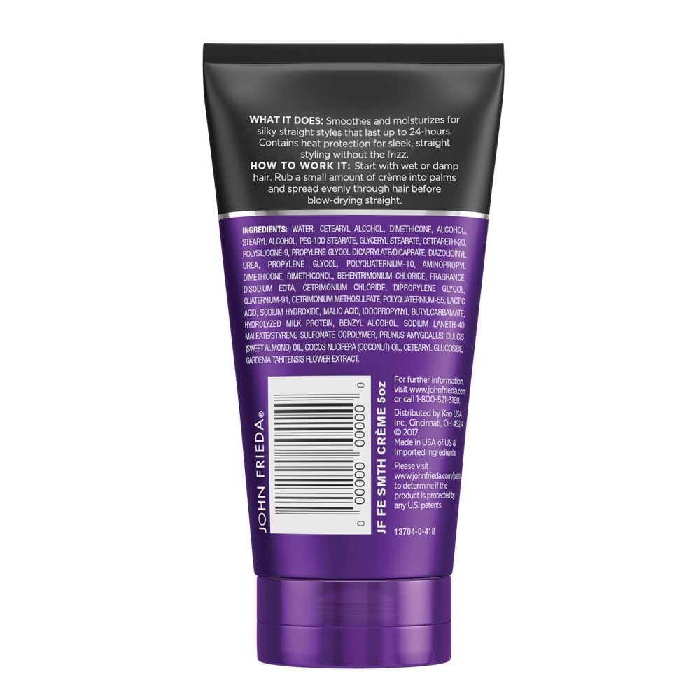 John Frieda Frizz Ease Straight Fixation Styling Crème, 5 Ounce : Hair Styling Creams : Beauty