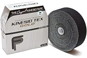 2" Kinesio® Tex Gold W/R Black FP Bulk