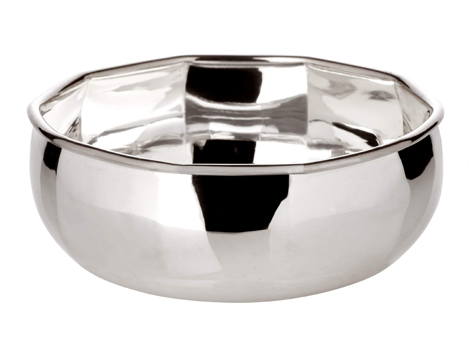 Edzard Bowl Decorative Bowl Serving Bowl Ten, Diameter 5,5 in, Height 2,4 in, Heavy Silver Plated