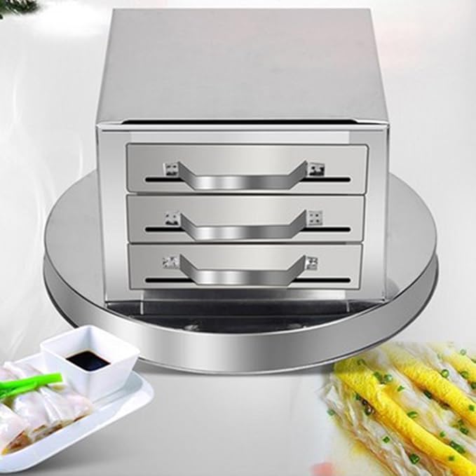3 Layer Stainless Steel Steamer Drawer Steaming Machine