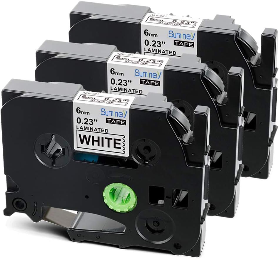 Suminey Compatible Label Tape Replacement for Brother TZe
