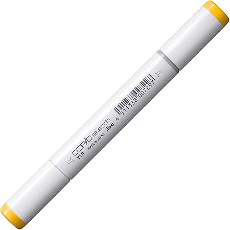 Amazon Com Copic Markers Y19 Sketch Napoli Yellow Arts Crafts Sewing
