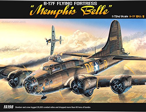 Academy 12495 B-17F FLYING FORTRESS Memphis Belle 1/72 Plastic Model Kit /ITEM#G839GJ UY-W8EHF3194664