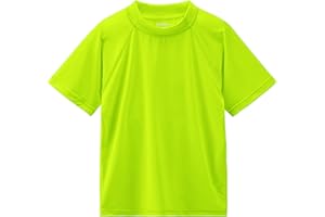 SMARASH Boy's UPF 50+ Rash Guard Swim Shirts Short Sleeve Sun Protection SPF Fishing Surfing Water Beach Shirts Quick Dry