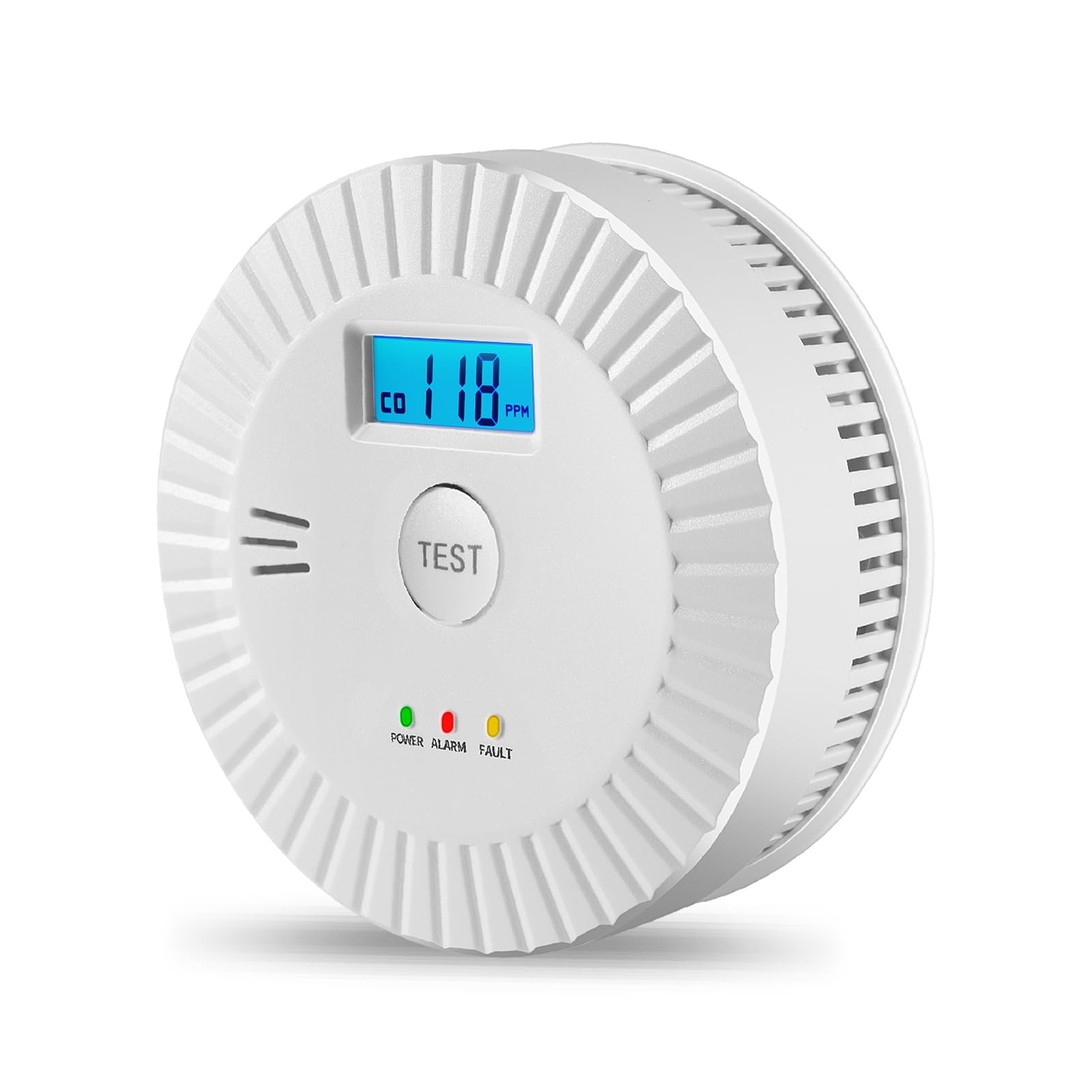 Photo 1 of 1 Pack  Detector Carbon Monoxide Detector Combo Battery Powered,Carbon Monoxide Detector Smoke Alarm with Digital Display,Fire Alarm CO Detector for Home,Hotel