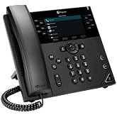 Poly (Plantronics + Polycom) Poly - VVX 450 Business IP Phone (Polycom) - 12-Line, Color IP Desk Phone with Handset - POE - 4.3' Color LCD Display