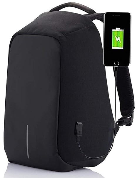 Techhark Multi Functional Anti Theft Laptop Bag Laptop Backpack (Black) (black)
