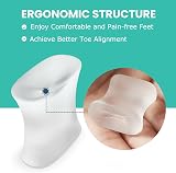 Welnove Upgraded Gel Toe Separators Aloe Vera 12Pcs XL Silicone Bunions Calluses view 6