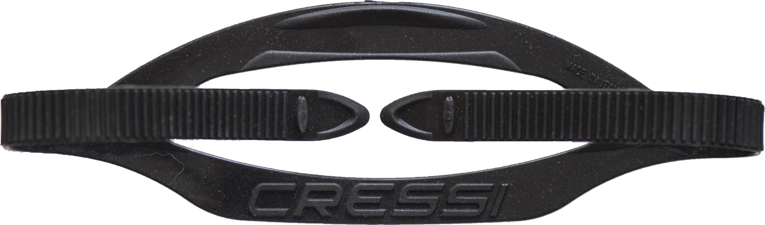 Cressi Unisex's Replacement Strap for Mask, Black, 17 mm