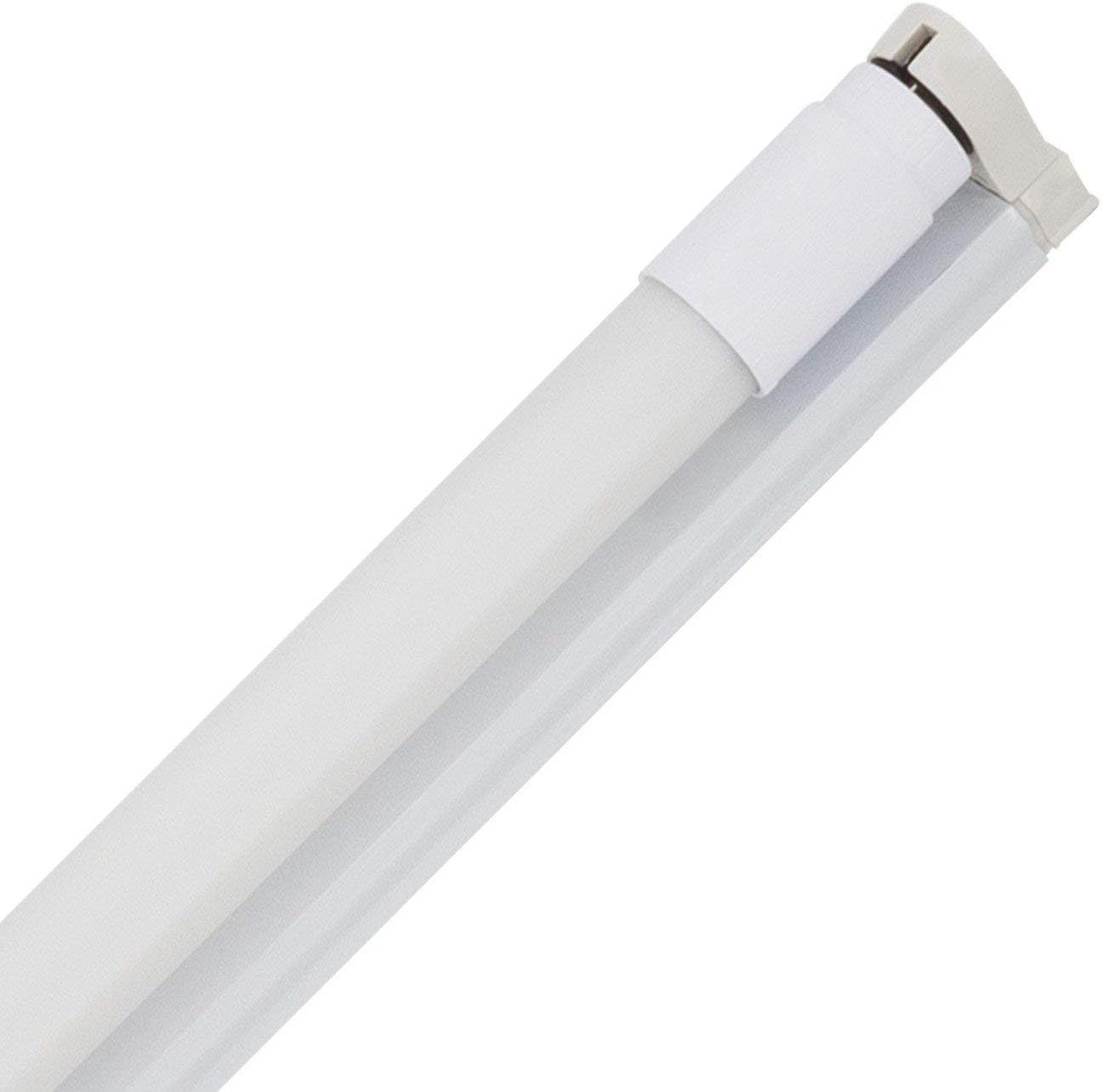 LEDKIA LIGHTING KIT: 1200mm (4ft) 18W T8 Nano PC LED Tubes (130lm/W) + Lamp Holder Warm White 2800K - 3200K