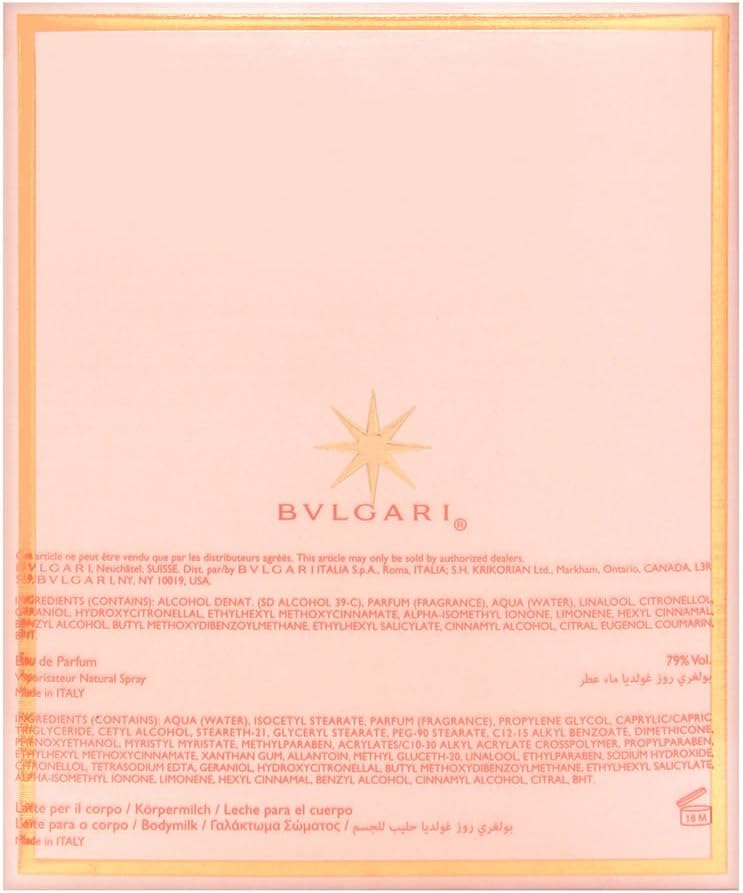 Bvlgari Rose Goldea Set de Regalo - 4 Piezas