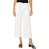 Liverpool Women's Belted Wide Leg Crop