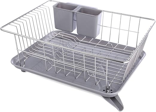 amazon stainless steel dish drainer