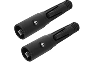 DIYEAH 2pcs Telescopic Mop Handle Adapter Extension Rod with Threaded Ends, Universal Broom Handle