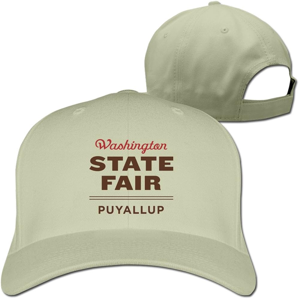 Washington State Peaked Baseball Caps Hats For Unisex