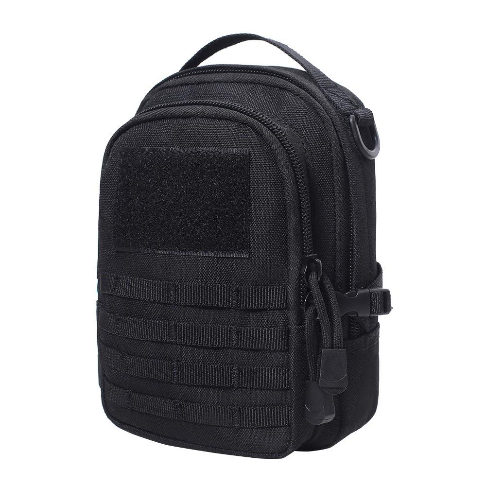 Tactical Molle Pouch, EDC Bag Waist Hanging Bag Waterproof for Camping Hiking Trekking