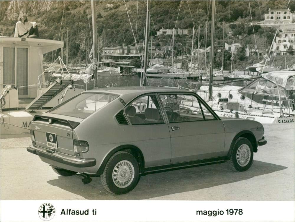 Vintage photo of Alfa Romeo Alfasud Ti Maggio 1978