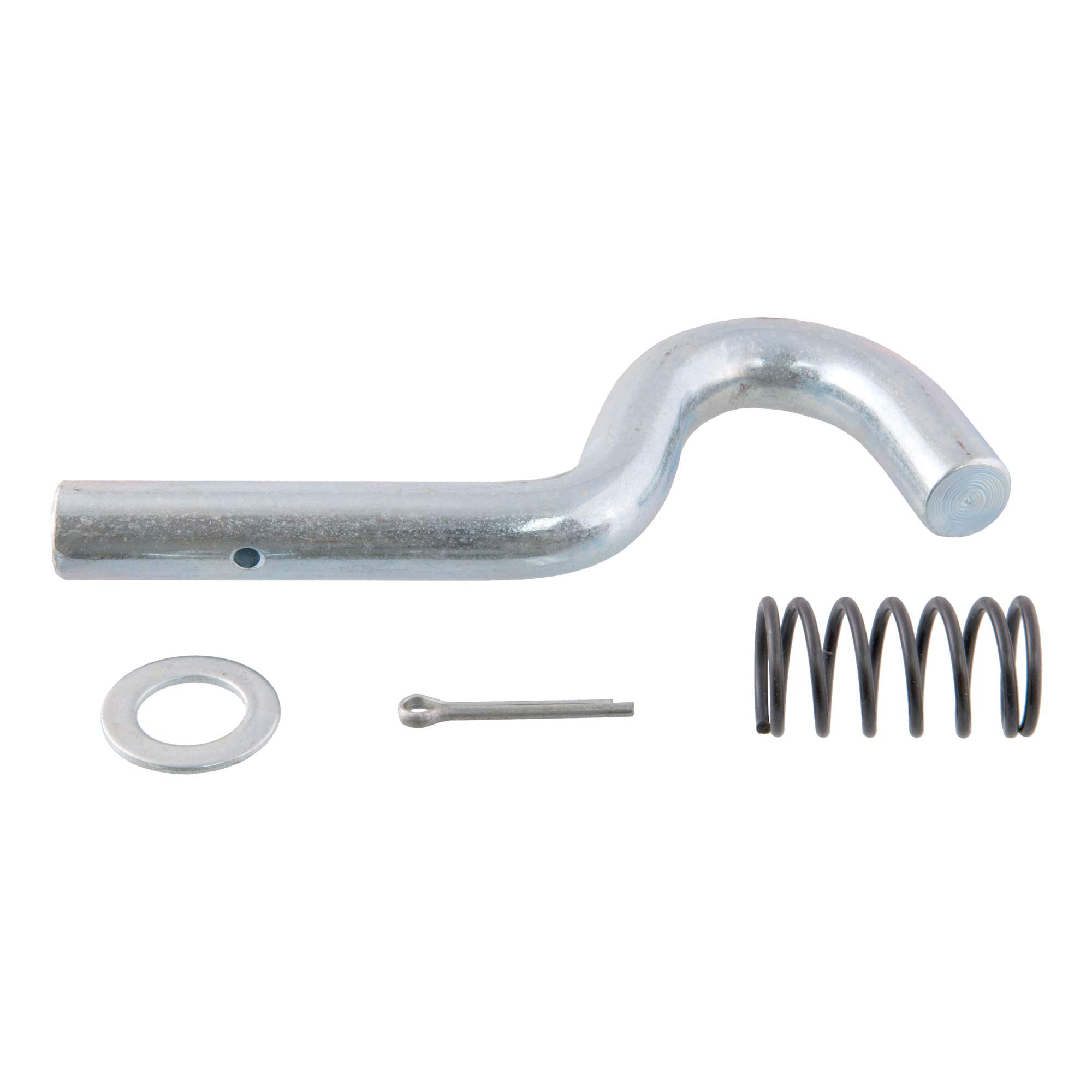 Photo 1 of CURT 28955 Replacement Direct-Weld Heavy Duty Trailer Jack Pull-Pin, CLEAR ZINC