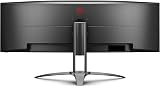 AOC AGON AG493UCX2 49 Inch Dual QHD Curved Monitor 165Hz USB-C DP HDMI view 3
