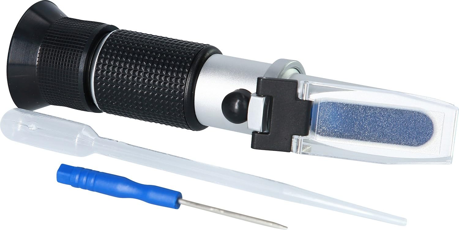BRILLIANT TOOLS BT536010 Refractometer [Powered by KS Tools]