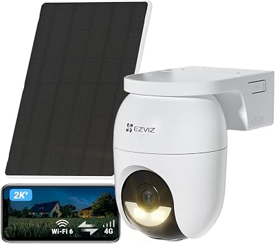 4G LTE Überwachungskamera Aussen Solar, CB8 Lite 4G mit 5W Solarpanel