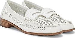 Vince Camuto Women's Calie Loafer Flat, Bianco, 9.5