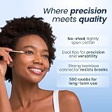 Clean Skin Club Clean Swabs 500CT One Pointed Tip Biodegradable view 3