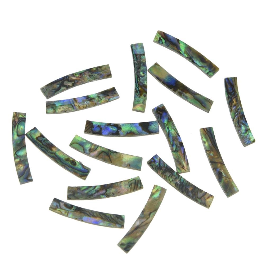 KAISH Guitar Rosette Paua Abalone Shell Curved Strips Guitar Sound Hole Inlay Dimension 110mm4mm1.5mm