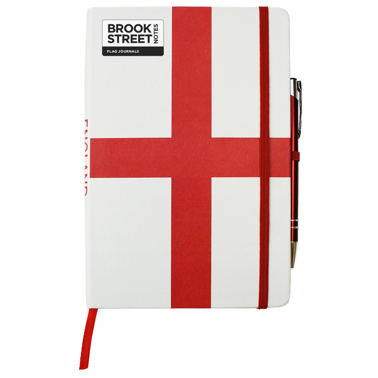 England Flag Notebook - Hardback A5