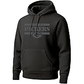 Hybrid Sports NFL - Stencil Block - Officially Licensed Adult Lightweight Pullover Hoodie Sweatshirt