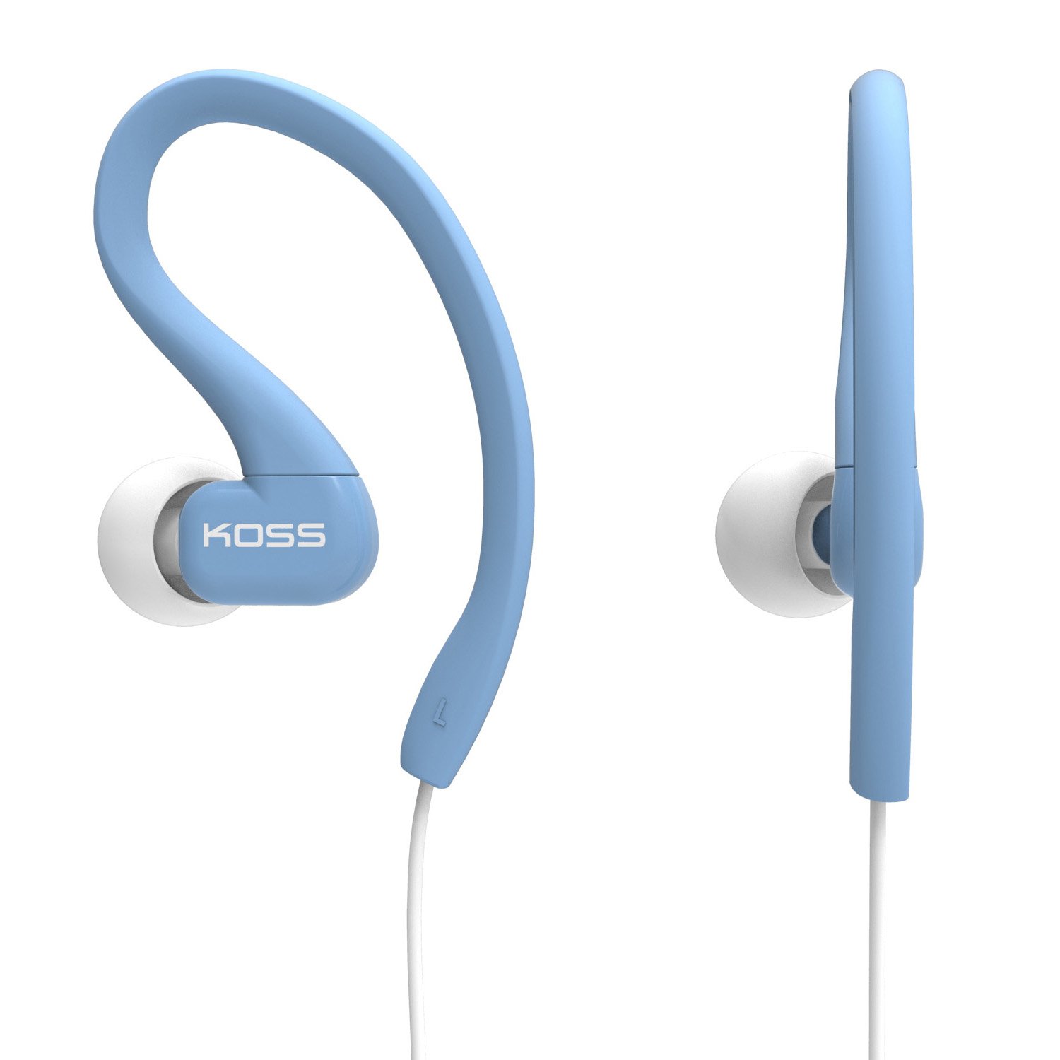 Koss KSC32B Fitclips Headphones, Blue