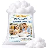 Hem Dgpsy Polyfill Stuffing Fiber Fill 56oz/3.5lbs, Safe Pillow Stuffing for Couch, Stuffed Animals, Cushion, Crochet Toys, Cloud Decor, Crafts, White &amp; Clean Polyester Filling, Oeko-TEX Certified