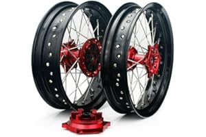 Smadmoto DRZ400SM 2005-2022 Wheels Hubs Rims 17" Complete Front Rear Rims Cush Drive for Suzuki